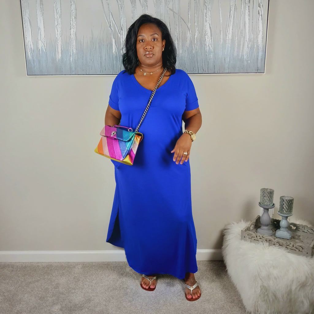 Take Away V-neck Maxi Dress