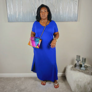Take Away V-neck Maxi Dress